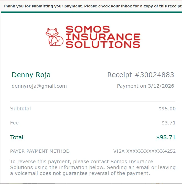 Insurance CRM sample with identifying information blurred